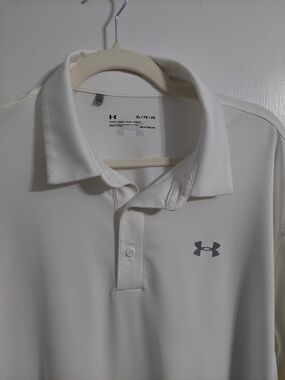 Under Armour Men’s White Polo Shirt